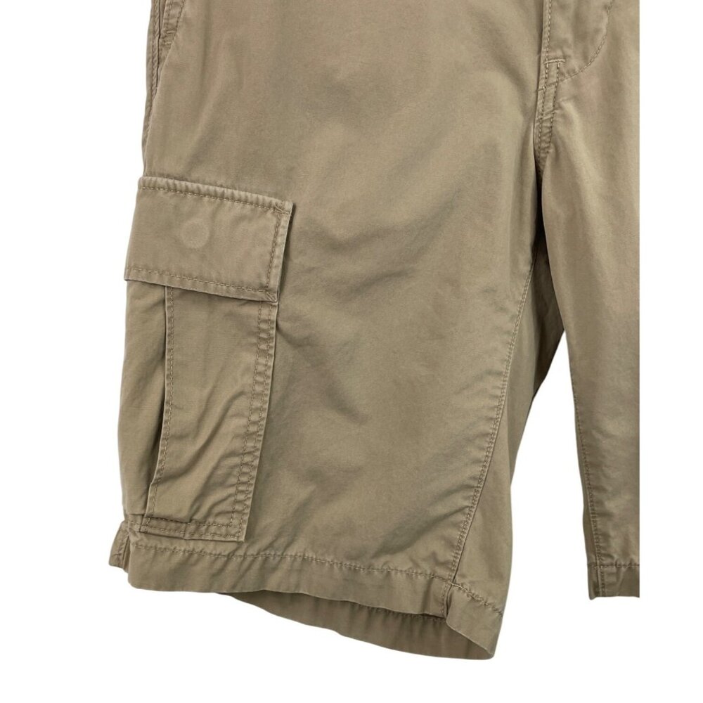 GAP Mens Khaki Flat Front Cargo Shorts Size 30 - Picture 4 of 8